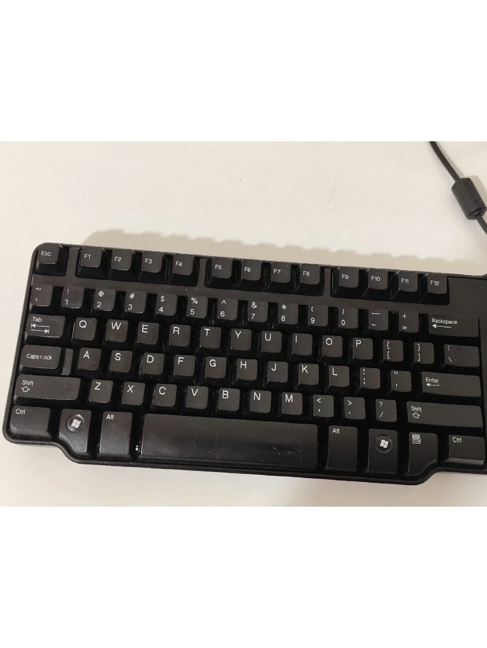 Used Dell Model SK-8115 QWERTY Black USB Wired Computer Keyboard With Mouse
